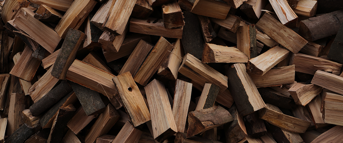 assortiment de bûche compressée